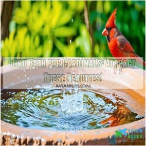 bird bath for cardinals