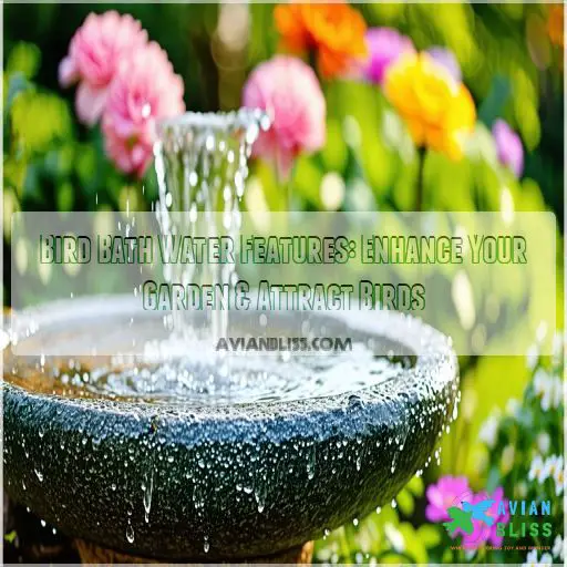 bird bath water features