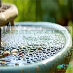 bird bath with anti slip surface