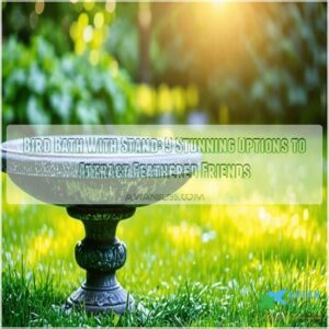 bird bath with stand