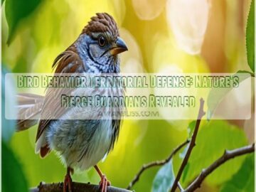 bird behavior territorial defense