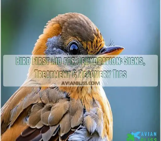 Bird First Aid for Dehydration: Signs, Treatment & Recovery Tips