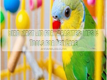 bird first aid for parasites