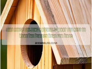 bird house building materials