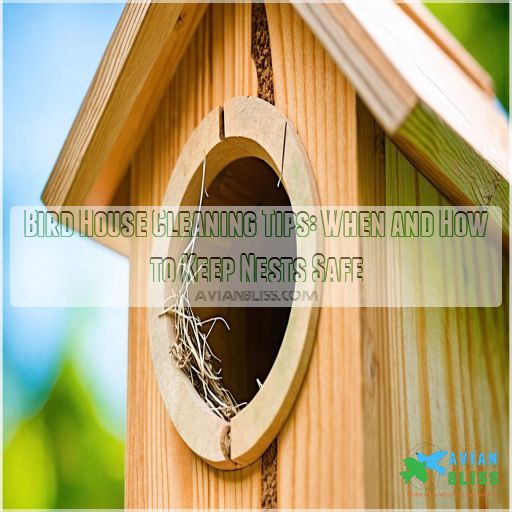 bird house cleaning tips