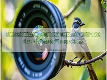 bird photography equipment checklist