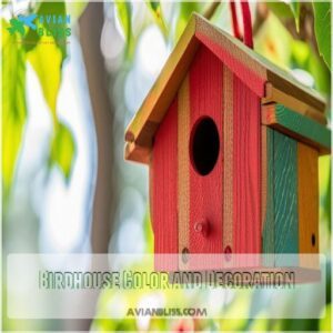 Birdhouse Color and Decoration