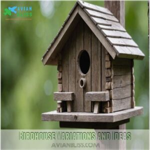 Birdhouse Variations and Ideas