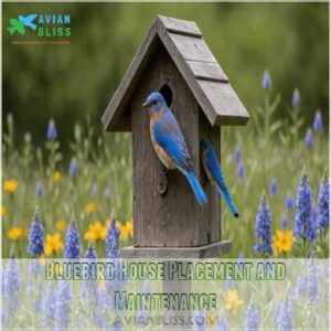 Bluebird House Placement and Maintenance