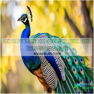 can peafowl fly