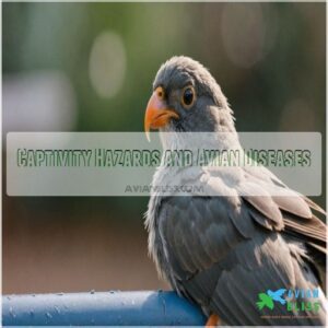 Captivity Hazards and Avian Diseases