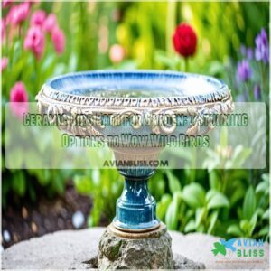 ceramic bird bath for garden