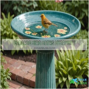 Ceramic Bird Baths Overview