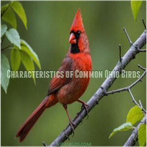 Characteristics of Common Ohio Birds