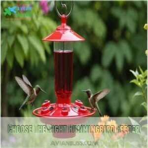 Choose The Right Hummingbird Feeder