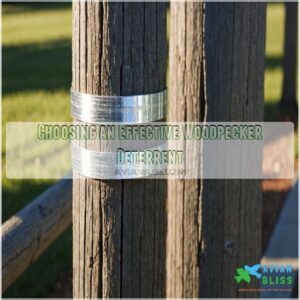 Choosing an Effective Woodpecker Deterrent