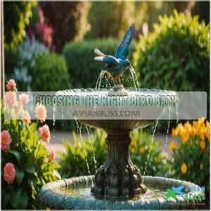 Choosing The Right Bird Bath