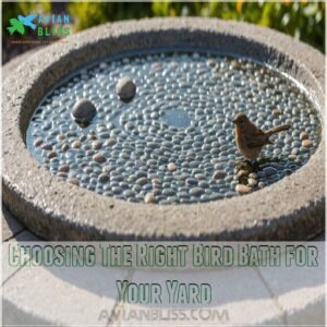 Choosing The Right Bird Bath for Your Yard