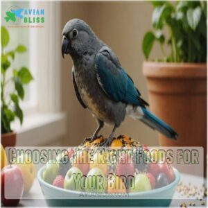 Choosing The Right Foods for Your Bird