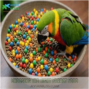 Choosing The Right Parrot Food