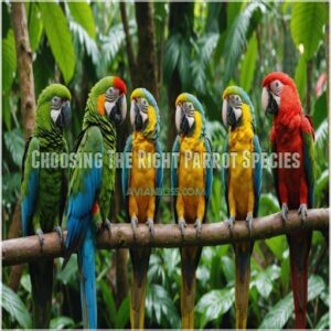 Choosing The Right Parrot Species