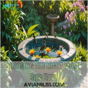 Choosing The Right Solar Bird Bath