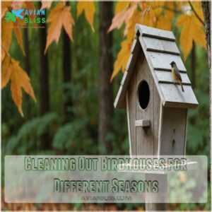 Cleaning Out Birdhouses for Different Seasons