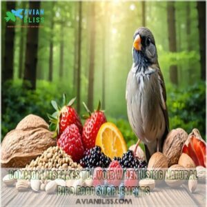 Common Mistakes to Avoid When Using Natural Bird Food Supplements