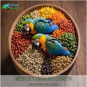 Complete Diets for Macaws