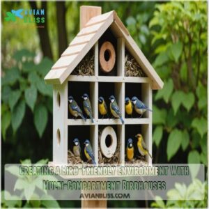 Creating a Bird-Friendly Environment With Multi-Compartment Birdhouses