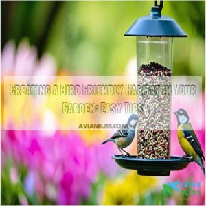 creating a bird friendly habitat in your garden