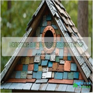 Creating a Unique Birdhouse Roof