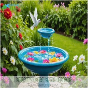 Creative Bird Bath Designs