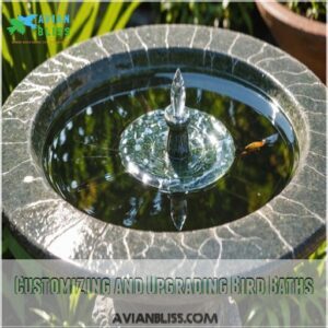 Customizing and Upgrading Bird Baths