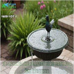 Designing The Perfect Bird Bath for Hot Weather