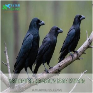 Distinguishing Crows From Ravens