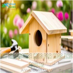 DIY Birdhouse Kits for Kids and Adults