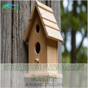 DIY Birdhouse Plans for Easy Cleaning