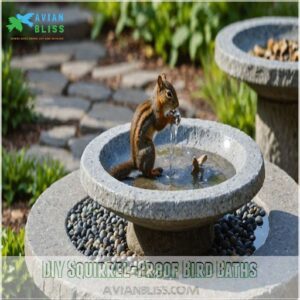 DIY Squirrel-Proof Bird Baths