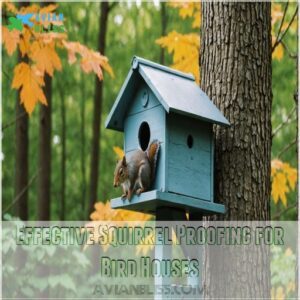 Effective Squirrel Proofing for Bird Houses