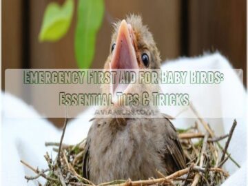 emergency first aid for baby birds