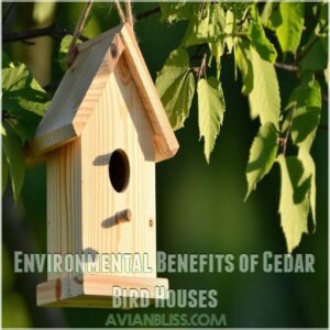 Environmental Benefits of Cedar Bird Houses