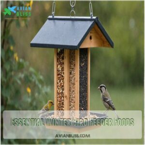 Essential Winter Bird Feeder Foods