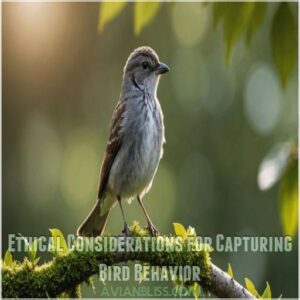 Ethical Considerations for Capturing Bird Behavior