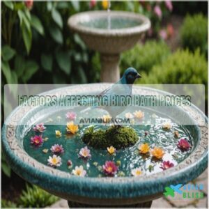 Factors Affecting Bird Bath Prices