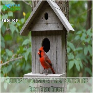 Factors to Consider When Buying The Best Bird House