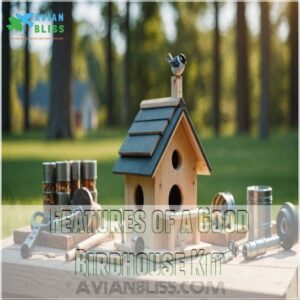 Features of a Good Birdhouse Kit