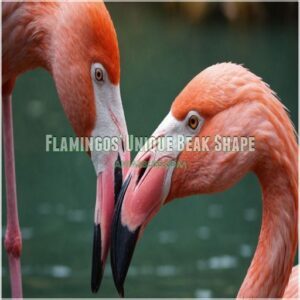 Flamingos’ Unique Beak Shape