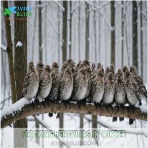 Flocking Behaviors in Winter