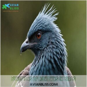 Functions of Mohawks in Birds